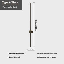 Carica l'immagine nel visualizzatore di Gallery, Rotatable Minimalist Strip Wall Lamp Simple Modern Living Room Wall Light Bulb