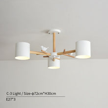 Carica l'immagine nel visualizzatore di Gallery, Nordic Style Modern Solid Wood Hall Dining Room Lamp