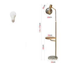 Carica l'immagine nel visualizzatore di Gallery, Nordic Luxury Sofa Side Floor Lamp Creative Personality