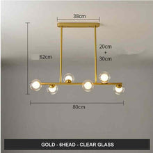 Carica l'immagine nel visualizzatore di Gallery, Modern Minimalist Glass Bubble Ball Lamp Nordic Restaurant