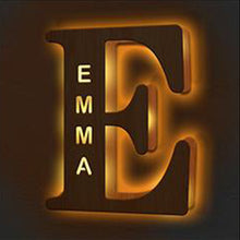Carica l'immagine nel visualizzatore di Gallery, Personalized Custom Letter Lamp English Name Lamp