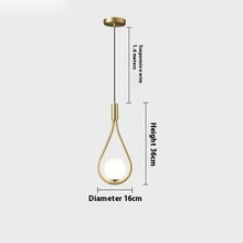 Carica l'immagine nel visualizzatore di Gallery, Bedroom Bedside Simple Innovative Decoration Small Droplight