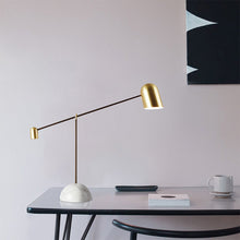 Carica l'immagine nel visualizzatore di Gallery, Simple Marble Metal Model Hotel Table Lamp