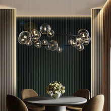 Carica l'immagine nel visualizzatore di Gallery, Lampadario a Bolle di Vetro – Design Nordico Moderno per Soggiorni di Lusso