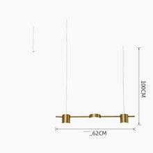 Carica l'immagine nel visualizzatore di Gallery, Scandinavian Style Minimalist Dining Room Creative Personality Three LED Pendant Lamp