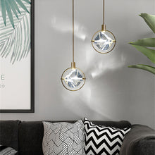 Carica l'immagine nel visualizzatore di Gallery, Modern Minimalist Restaurant Bar Crystal Chandelier