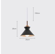 Carica l'immagine nel visualizzatore di Gallery, Nordic Style Dining Room Chandelier With Three Heads Modern Minimalist