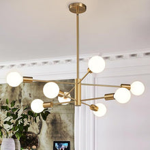 Carica l'immagine nel visualizzatore di Gallery, Lampadario Nordico a Sfere LED – Design Minimal per Sala da Pranzo