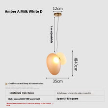 Carica l'immagine nel visualizzatore di Gallery, Lampadario Design Nordico Multicolore in Vetro Soffiato – LED Decorativo per Living, Ristoranti o Reception