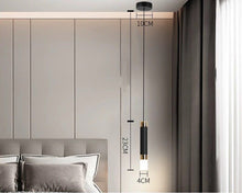 Carica l'immagine nel visualizzatore di Gallery, Nordic Button Glass Ball Bubble Living Room Chandelier Henan 3 Guest Dining Room Square Lamp