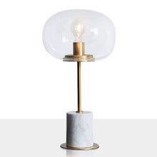 Carica l'immagine nel visualizzatore di Gallery, Postmodern Minimalist Marble Table Lamp Creative Nordic Glass Ball