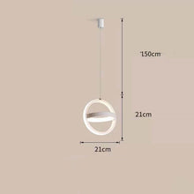 Carica l'immagine nel visualizzatore di Gallery, Lampadario LED in Ferro - Design Nordico Moderno