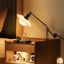 Carica l'immagine nel visualizzatore di Gallery, Adjustable Glass Desk Lamp At The Bedside