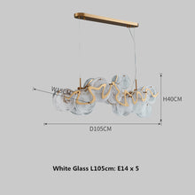 Carica l'immagine nel visualizzatore di Gallery, Lampadario Nuvola in Vetro Fumé e Ottone