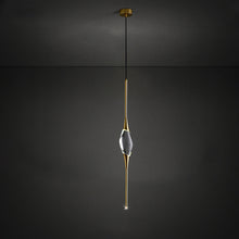 Carica l'immagine nel visualizzatore di Gallery, Copper Crystal Single Head Small Chandelier