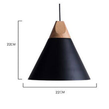 Carica l'immagine nel visualizzatore di Gallery, Lampada Sospesa “Nordic Cone” – Minimal Colorata in Alluminio