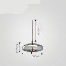 Carica l'immagine nel visualizzatore di Gallery, Modern Minimalist Living Room Bar Creative Single Head Glass Chandelier