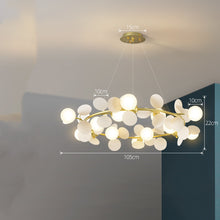 Carica l'immagine nel visualizzatore di Gallery, Lampadario Moderno a Sfere con Dettagli Decorativi – Stile Nordico da 130 cm