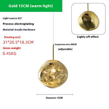 Carica l'immagine nel visualizzatore di Gallery, Lampada a Sospensione Melt Style – Ispirata al Design Riflettente Contemporaneo