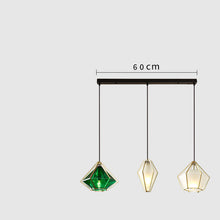 Carica l'immagine nel visualizzatore di Gallery, Postmodern Stained Glass Dining Room Chandelier