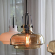 Carica l'immagine nel visualizzatore di Gallery, Retro Industrial Style Lighting Bar Glass Chandelier