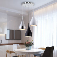Carica l'immagine nel visualizzatore di Gallery, Iron Restaurant Chandelier Minimalist Creative Bedroom Bedside Lamp
