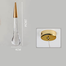 Carica l'immagine nel visualizzatore di Gallery, Creative water drop lamp at the front desk