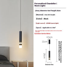 Carica l'immagine nel visualizzatore di Gallery, Bedroom Bedside Small Droplight Simple Modern