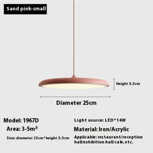 Carica l'immagine nel visualizzatore di Gallery, Dining Room Chandelier Macaron Flying Saucer Artistic Lamp