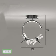 Carica l'immagine nel visualizzatore di Gallery, Light Luxury Net Red Porch Dragonfly Small Chandelier