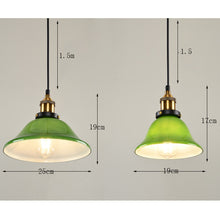 Carica l'immagine nel visualizzatore di Gallery, American Retro Nostalgic Industrial Style Restaurant Ideas Emerald Green Chandelier