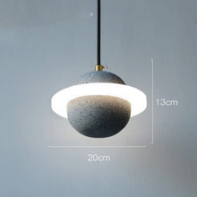 Carica l'immagine nel visualizzatore di Gallery, Planet Small Chandelier Red Single Head Bedroom Bedside Lamp