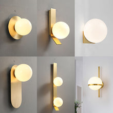Carica l'immagine nel visualizzatore di Gallery, Nordic Minimalism Bedside Wall Lamp Light Luxury Living Room Bedroom Background Wall Lamp