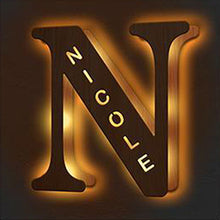 Carica l'immagine nel visualizzatore di Gallery, Personalized Custom Letter Lamp English Name Lamp