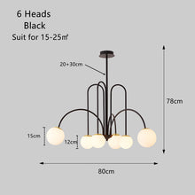 Carica l'immagine nel visualizzatore di Gallery, Nordic Living Room Lamp Modern Simple Dining