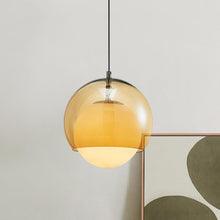 Carica l'immagine nel visualizzatore di Gallery, Lampada a Sospensione in Vetro Retro