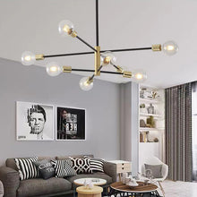 Carica l'immagine nel visualizzatore di Gallery, Lampadario Nordico a Sfere LED – Design Minimal per Sala da Pranzo