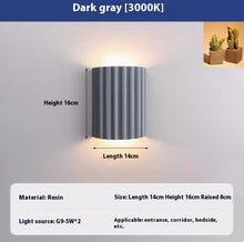 Carica l'immagine nel visualizzatore di Gallery, pplique Moderna a Righe Verticali – Stile Scultoreo in Resina