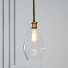 Carica l'immagine nel visualizzatore di Gallery, Nordic Modern Minimalist Cafe Bar Light Luxury Glass Single Head Small Chandelier
