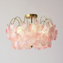 Carica l'immagine nel visualizzatore di Gallery, French Romantic Flower Colored Glass Lamps