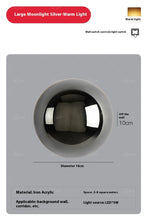 Carica l'immagine nel visualizzatore di Gallery, Round Aisle Lamps Nordic Solar Eclipse Bedroom Bedside Wall Lamp