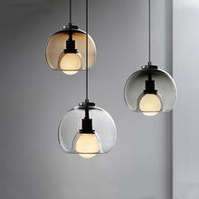Carica l'immagine nel visualizzatore di Gallery, Dining Room Chandelier Modern Minimalist Creative Bedroom Bedside Glass Chandelier