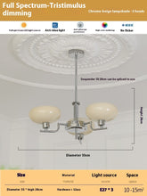Carica l'immagine nel visualizzatore di Gallery, Living Room Chandelier Retro Cream Bedroom Dining Room Lamps