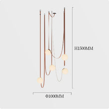 Carica l'immagine nel visualizzatore di Gallery, Modern Minimalist Duplex LED Chandelier