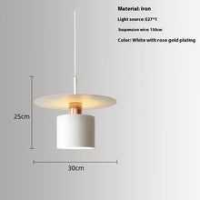 Carica l'immagine nel visualizzatore di Gallery, Modern Minimalist Bedroom Bedside Small Droplight Designer Creative Aisle Study Bar Restaurant Special Decoration Chandelier