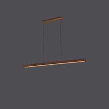 Carica l'immagine nel visualizzatore di Gallery, Japanese Style Modern Simple Zen Tea Room Solid Wood Strip Lamps