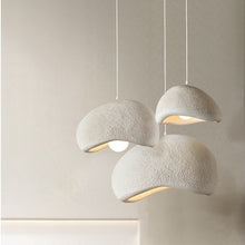 Carica l'immagine nel visualizzatore di Gallery, Cloud Chandelier With Micro Cement Cream French Bar Island Restaurant