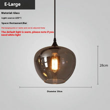 Carica l'immagine nel visualizzatore di Gallery, Modern Restaurant Ideas Personality Glass Lamp