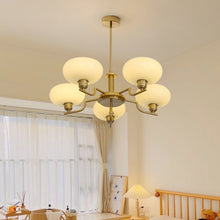 Carica l'immagine nel visualizzatore di Gallery, Living Room Chandelier Retro Cream Bedroom Dining Room Lamps
