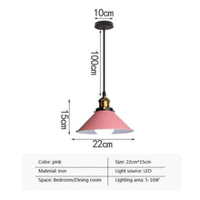 Carica l'immagine nel visualizzatore di Gallery, Simple Living Room Bedroom Study Single-head Droplight